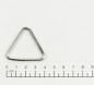 Preview: 2x Edelstahl Triangel Ringe, Dreieck, geschweißt, 3x35 mm, V4A, rostfrei
