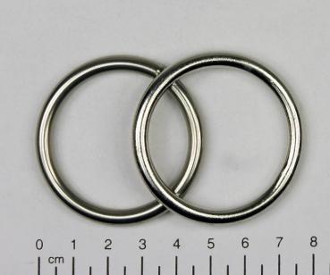 Edelstahl Ringe, Öse, 6x35 mm, rostfrei, V4A - Doppelpack