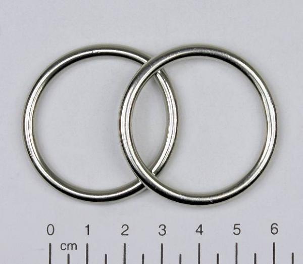 Edelstahl Ringe, Öse, 4x40 mm, rostfrei, V4A - Doppelpack