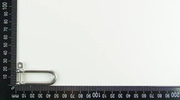 Edelstahl Schäkel, lang, 5mm, V4A