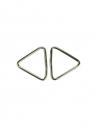 2x Edelstahl Triangel Ringe, Dreieck, geschweißt, 3x35 mm, V4A, rostfrei