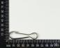 Preview: 10x Edelstahl Simplexhaken, Simplex-Karabiner, 60mm, V2A / AISI 304