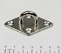 Preview: Edelstahl Deckenhaken / Wandhaken, Raute, - D5 -  60 x 37mm, V4A