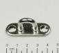 Preview: Edelstahl Deckenhaken / Wandhaken, schmal, D5, 45 x 15mm, V2A