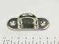 Preview: Edelstahl Deckenhaken / Wandhaken, schmal, D6, 60 x 20mm, V2A