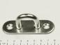 Preview: Edelstahl Deckenhaken / Wandhaken, schmal, D8, 80 x 26mm, V2A