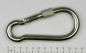 Preview: Edelstahl Karabiner, 11x120mm, Sicherung, V4A, AISI 316, rostfrei