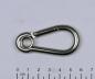 Preview: Edelstahl Karabiner, 6x60mm, Kausche, V4A / AISI 316, rostfrei