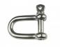 Preview: Edelstahl Schäkel, gerade, 4mm, V4A