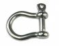 Preview: Edelstahl Schäkel, geschweift/gebogen, 12mm, V4A