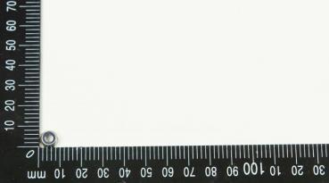 10x Edelstahl Sechskantmutter, Selbstsichernd, M4 - 4mm, V2A
