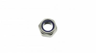 10x Edelstahl Sechskantmutter, Selbstsichernd, M10 - 10mm, V2A