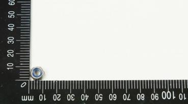10x Edelstahl Sechskantmutter, Selbstsichernd, M5 - 5mm, V2A