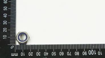 10x Edelstahl Sechskantmutter, Selbstsichernd, M8 - 8mm, V2A