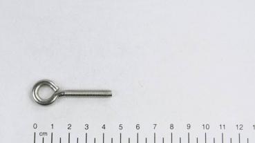 5x Ösenschraube/Ringschraube, metrisches Gewinde, M5 x 30mm, Edelstahl V2A