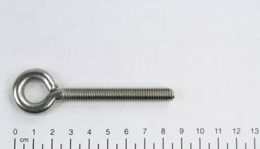 5x Ösenschraube/Ringschraube, metrisches Gewinde, M8 x 60mm, Edelstahl V2A