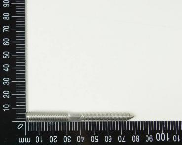 1x Edelstahl Astschrauben/Stockschrauben, M8, 8x80mm
