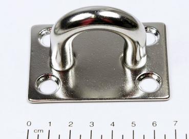 Edelstahl Deckenhaken / Wandhaken - D12 x 70 x 50mm, V4A