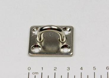 Edelstahl Deckenhaken / Wandhaken - D4 - 25 x 30mm, V4A