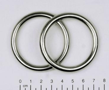 Edelstahl Ringe, Öse, 6x45 mm, rostfrei, V4A - Doppelpack