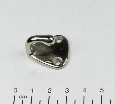 Edelstahl Wandhaken, offen, 25x24mm, V4A