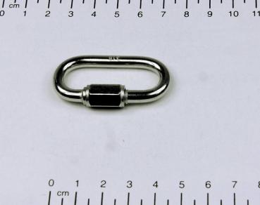 Edelstahl Kettenglied / Kettenverbinder, 5x39mm, rostfrei, V4A