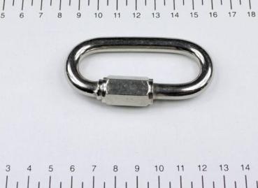 Edelstahl Kettenglied / Kettenverbinder, 8x58mm, rostfrei, V4A