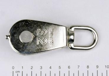 Umlenkrolle, Block/Seilblock, Rolle 32mm, Länge ca. 97mm, Edelstahl, V2A, rostfrei
