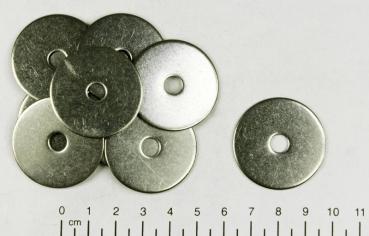 100x Edelstahl Unterlegscheibe/Karosseriescheibe - 6.4 x 35mm