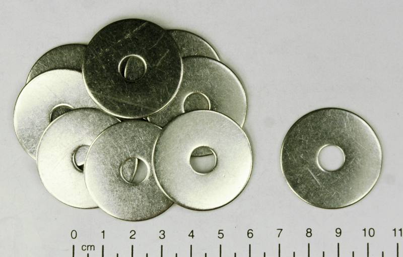 10x Edelstahl Unterlegscheibe/Karosseriescheibe - 8.4 x 35mm