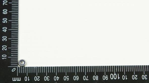 10x Edelstahl Sechskantmutter, Selbstsichernd, M4 - 4mm, V2A