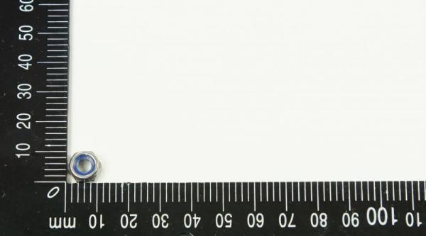 10x Edelstahl Sechskantmutter, Selbstsichernd, M5 - 5mm, V2A