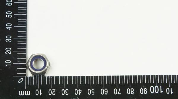 10x Edelstahl Sechskantmutter, Selbstsichernd, M8 - 8mm, V2A