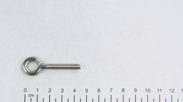 5x Ösenschraube/Ringschraube, metrisches Gewinde, M5 x 30mm, Edelstahl V2A