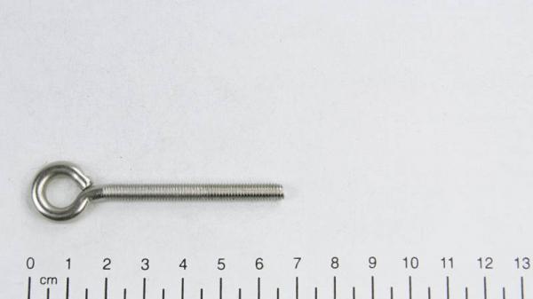5x Ösenschraube/Ringschraube, metrisches Gewinde, M5 x 50mm, Edelstahl V2A