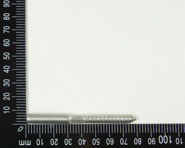 1x Edelstahl Astschrauben/Stockschrauben, M8, 8x80mm