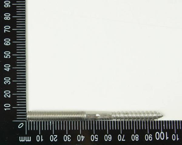 5x Edelstahl Astschrauben/Stockschrauben, M8, 8x100mm