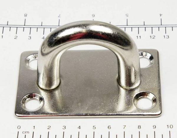 Edelstahl Deckenhaken / Wandhaken - D16 x 100 x 60mm, V4A