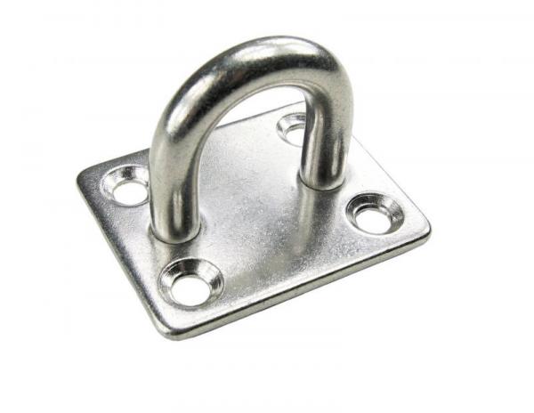 Edelstahl Deckenhaken / Wandhaken - D4 - 25 x 30mm, V4A