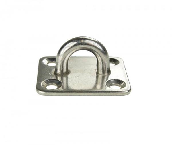 Edelstahl Deckenhaken / Wandhaken - D6, 40x35mm, schmaler Bügel V4A