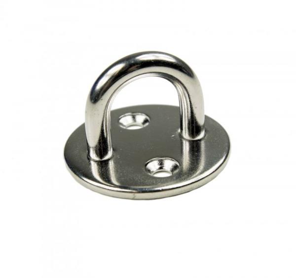 Edelstahl Deckenhaken / Wandhaken rund für das Vogelzimmer - D5, D=33mm, V4A
