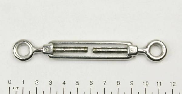 Edelstahl Seilspanner/Spannschraube, Öse/Öse, M5, V4A