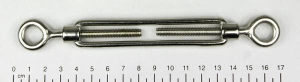 Edelstahl Seilspanner/Spannschraube, Öse/Öse, M6, V4A
