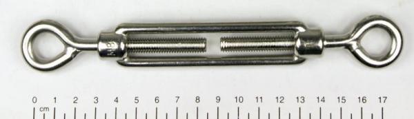 Edelstahl Seilspanner/Spannschraube, Öse/Öse, M8, V4A