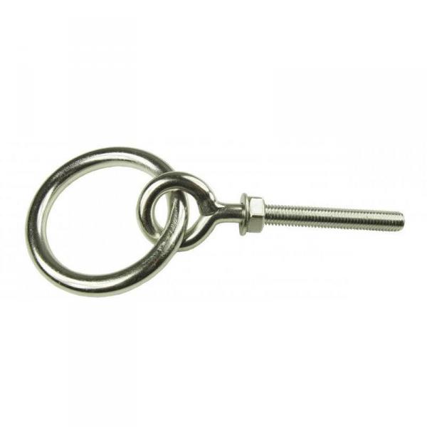Ringschraube / Augbolzen mit Ring, metrisches Gewinde, M6x55mm, Edelstahl V4A