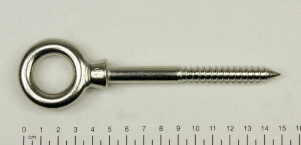 Ringschrauben / Augschrauben - M10,  Edelstahl V4A / AISI 316