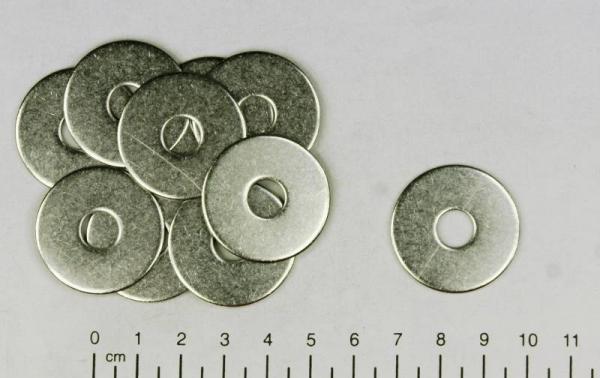 10x Edelstahl Unterlegscheibe/Karosseriescheibe - 8.4 x 30mm, V4A