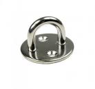 Edelstahl Deckenhaken / Wandhaken rund für das Vogelzimmer - D5, D=33mm, V4A