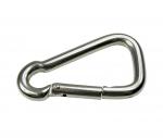 Edelstahl Karabiner, asymmetrisch, 10x100mm, V4A / AISI 316, rostfrei